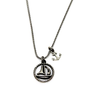 Yelkenli & Çapa Kolye