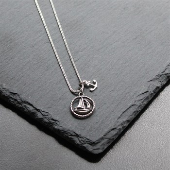 Yelkenli & Çapa Kolye