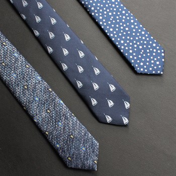 Yelkenli Desen Kravat 