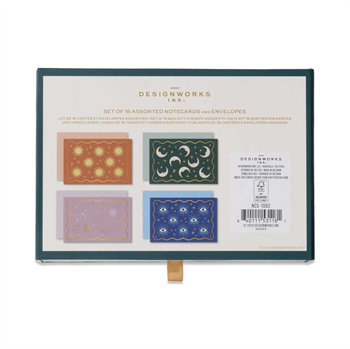 CELESTIAL NOTECARDS - SET OF 16 ASSORTED