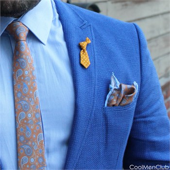 Kravat Şekilli Yaka İğnesi 