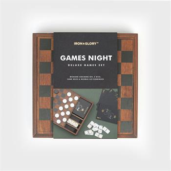 Iron & Glory Ahşap Oyun Seti - Games Night
