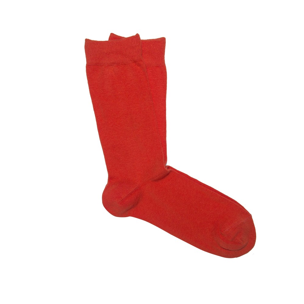 Düz Nar Çiçeği Çorap 