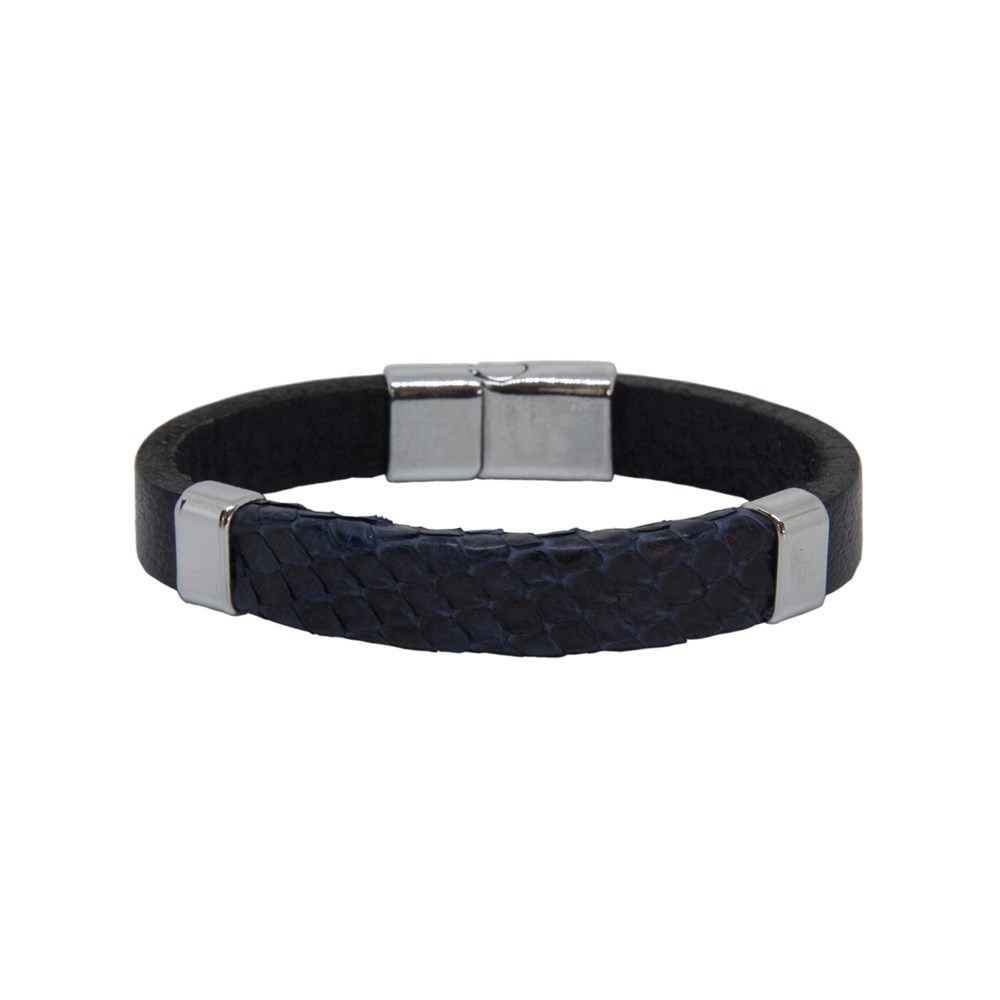 Çelik Yılan Derisi Bileklik