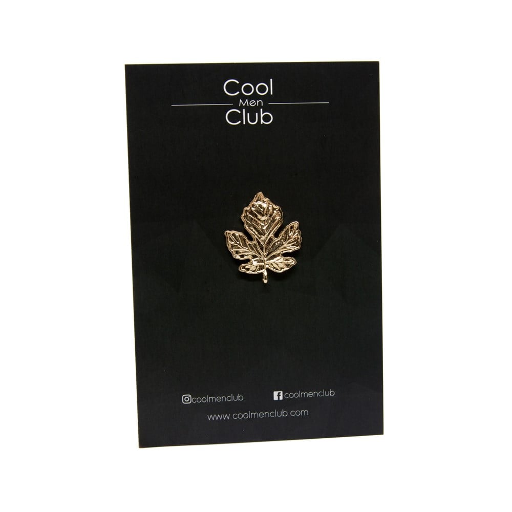 Çınar Yaprağı Yaka Broşu