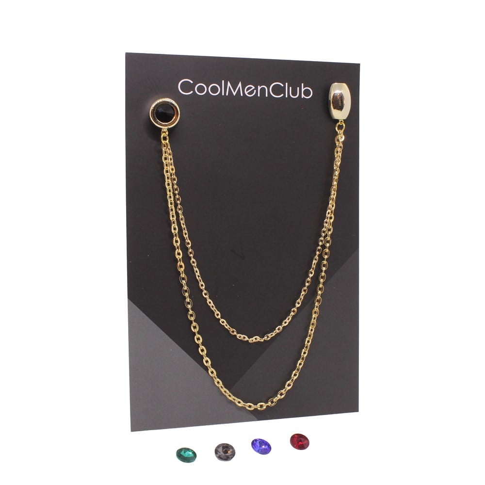 Yaka İğnesi & BroşCMC92635 Taşlı Ceket Yaka İğnesi