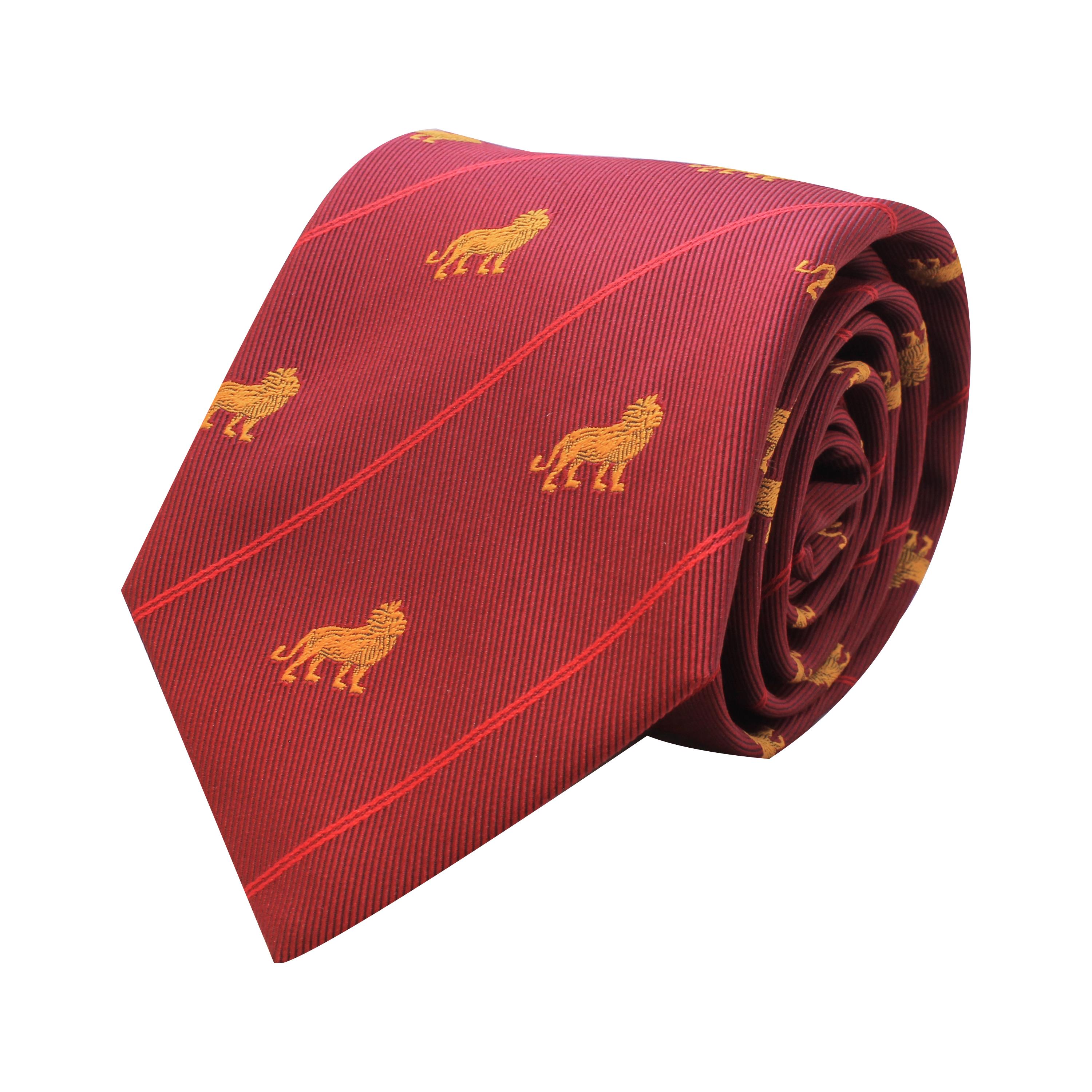 KravatCMC2121Aslan Desenli Kravat