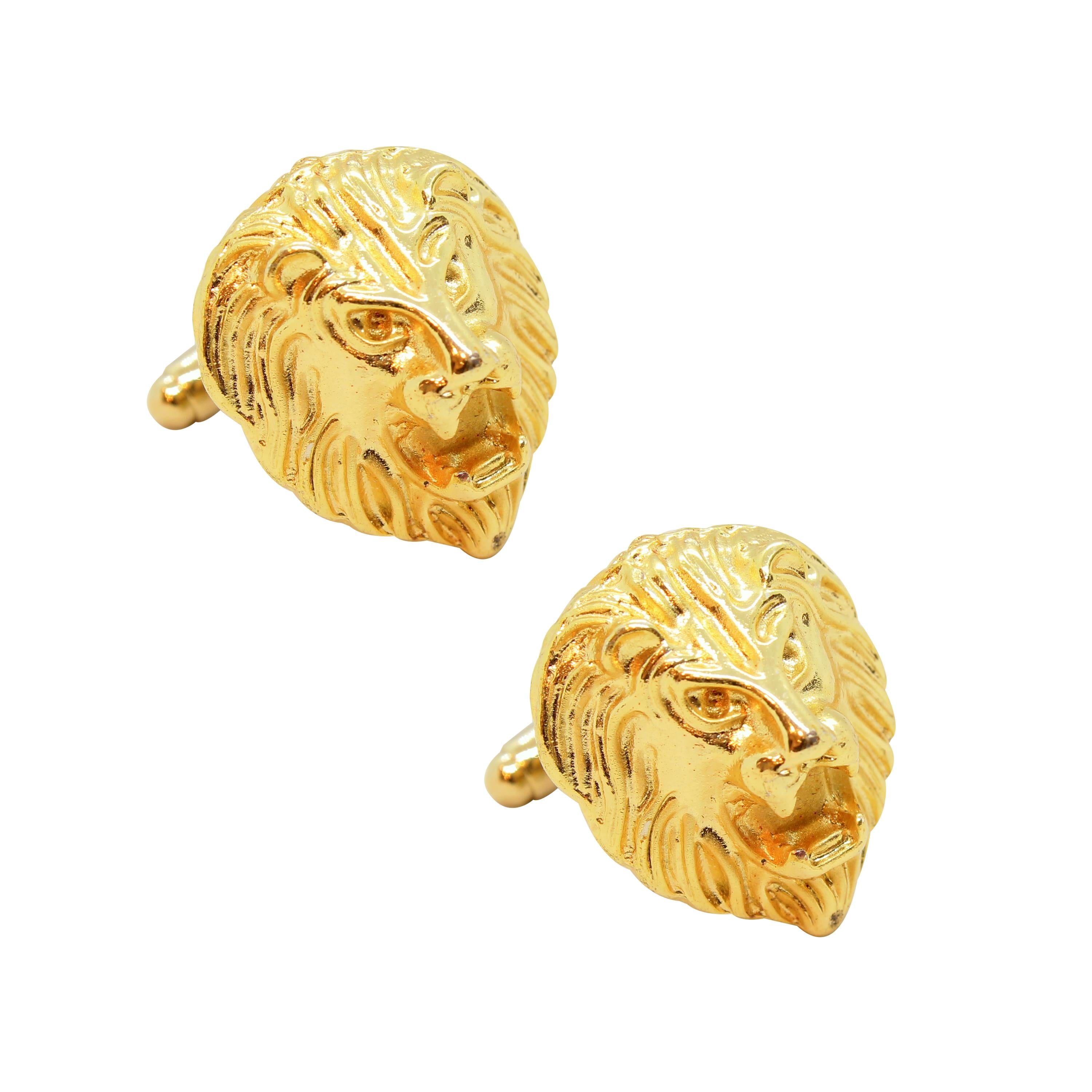 Kol DüğmesiCMC1924Aslan Figürlü Klasik Kol Düğmesi