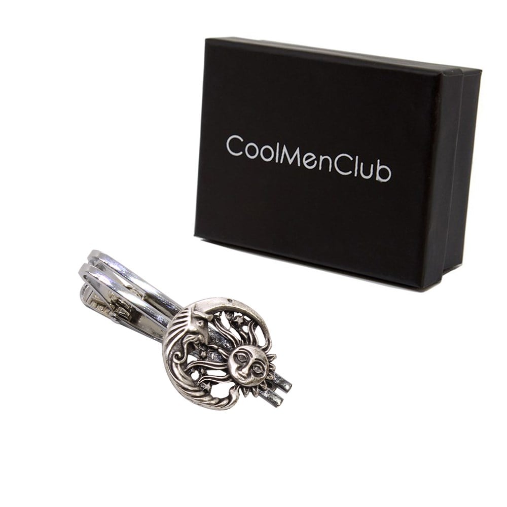 Kravat İğnesiCMC9518Ay ve Güneş Figürlü Kravat İğnesi