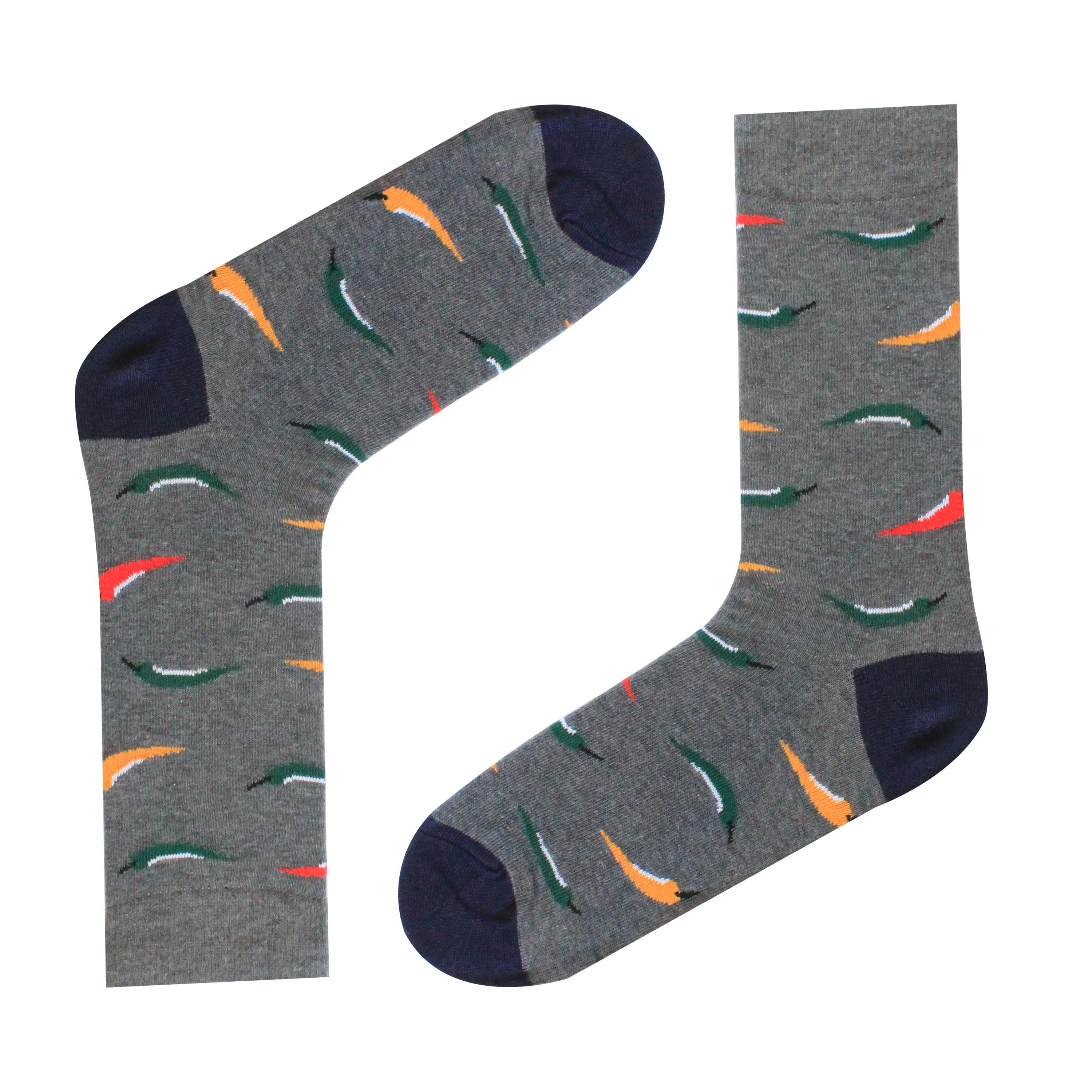 Biber Desenli Çorap