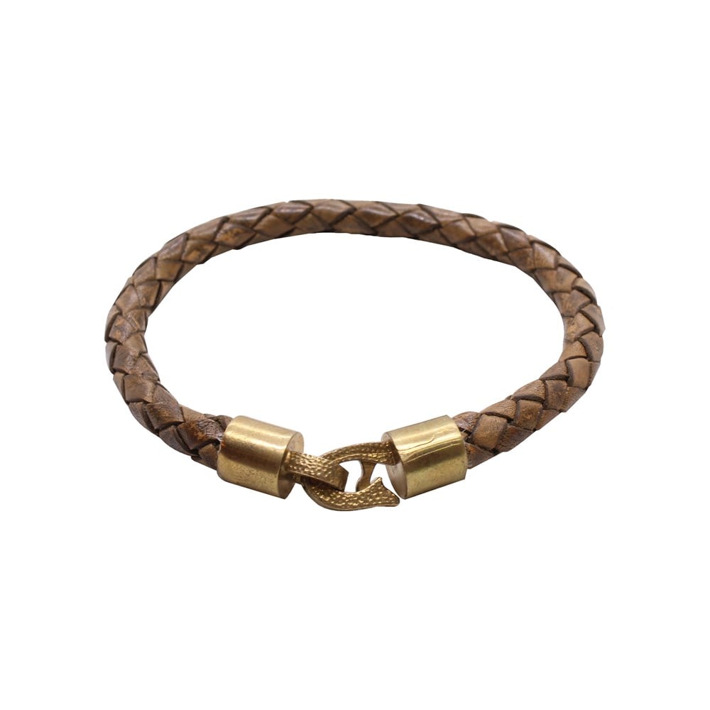 Leather Cool SeriesCMC8510Bronz Deri Bileklik 