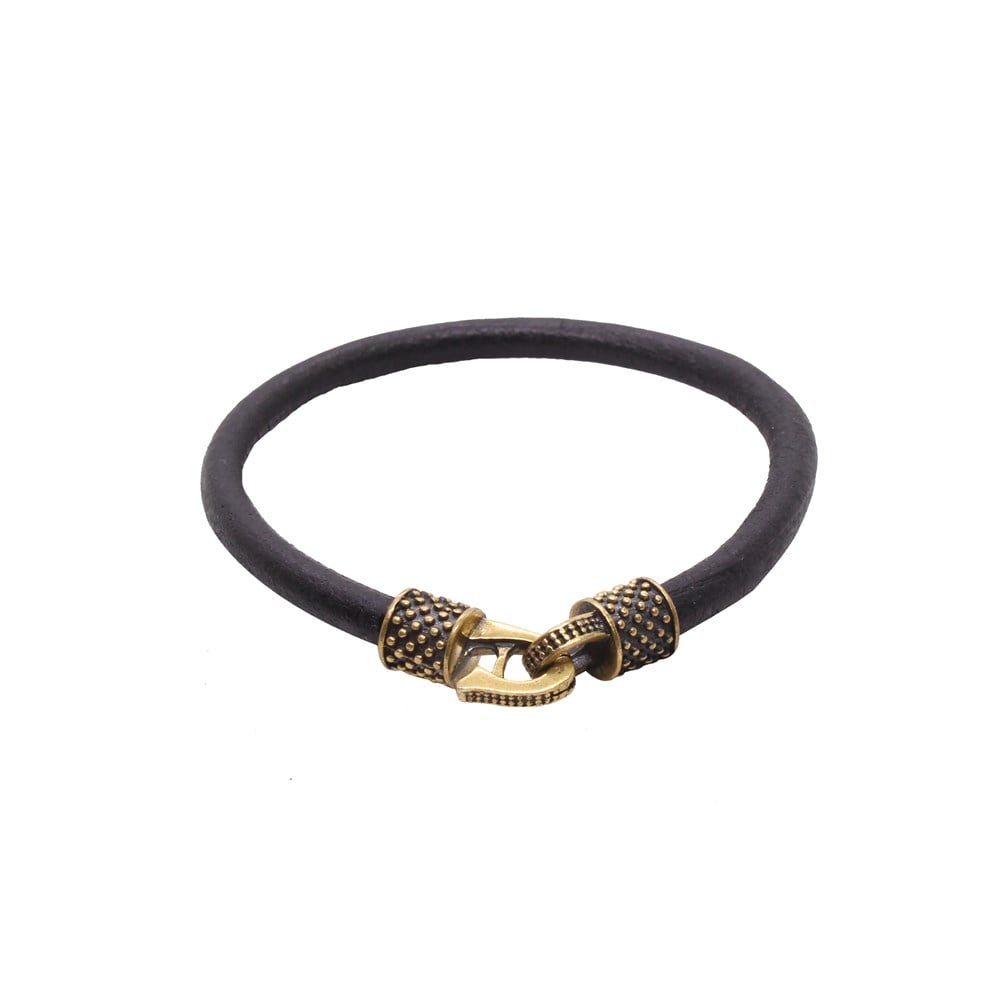 Leather Cool SeriesCMC9379Bronz Deri Bileklik 