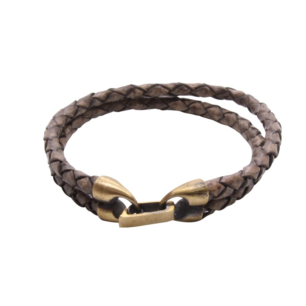 Leather Cool SeriesCMC7757Bronz Deri Bileklik