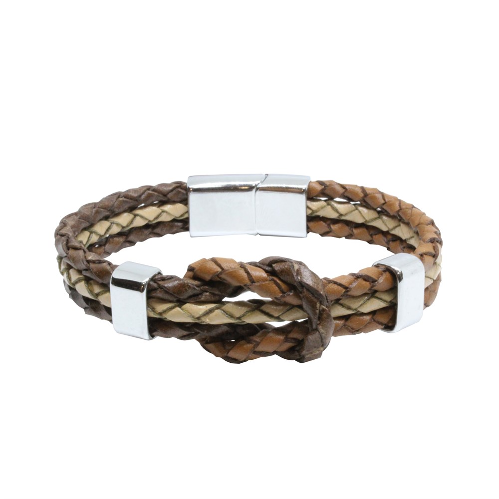 Leather Cool SeriesCMC7510Çelik Deri Bileklik