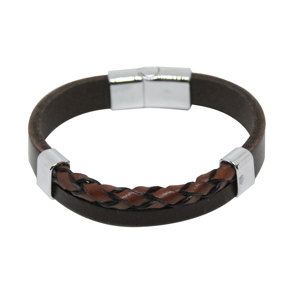 CMC6619Çelik Deri Bileklik