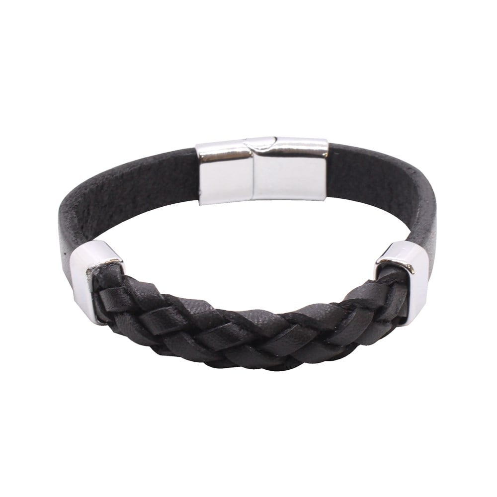 Leather Cool SeriesCMC9000Çelik Deri Bileklik