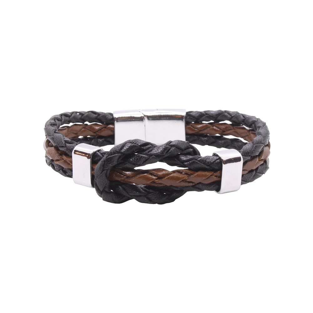 Leather Cool SeriesCMC8272Çelik Deri Bileklik