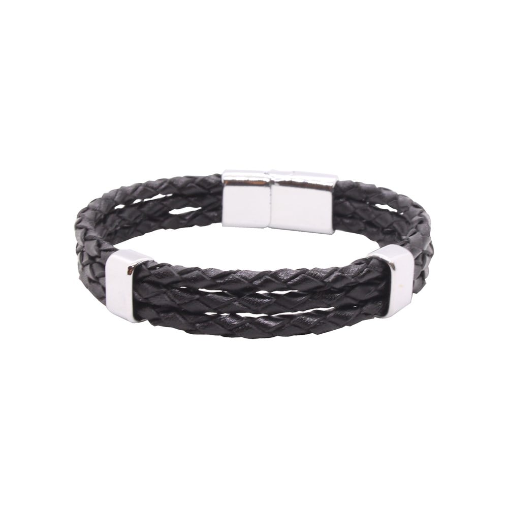 Leather Cool SeriesCMC8259Çelik Deri Bileklik