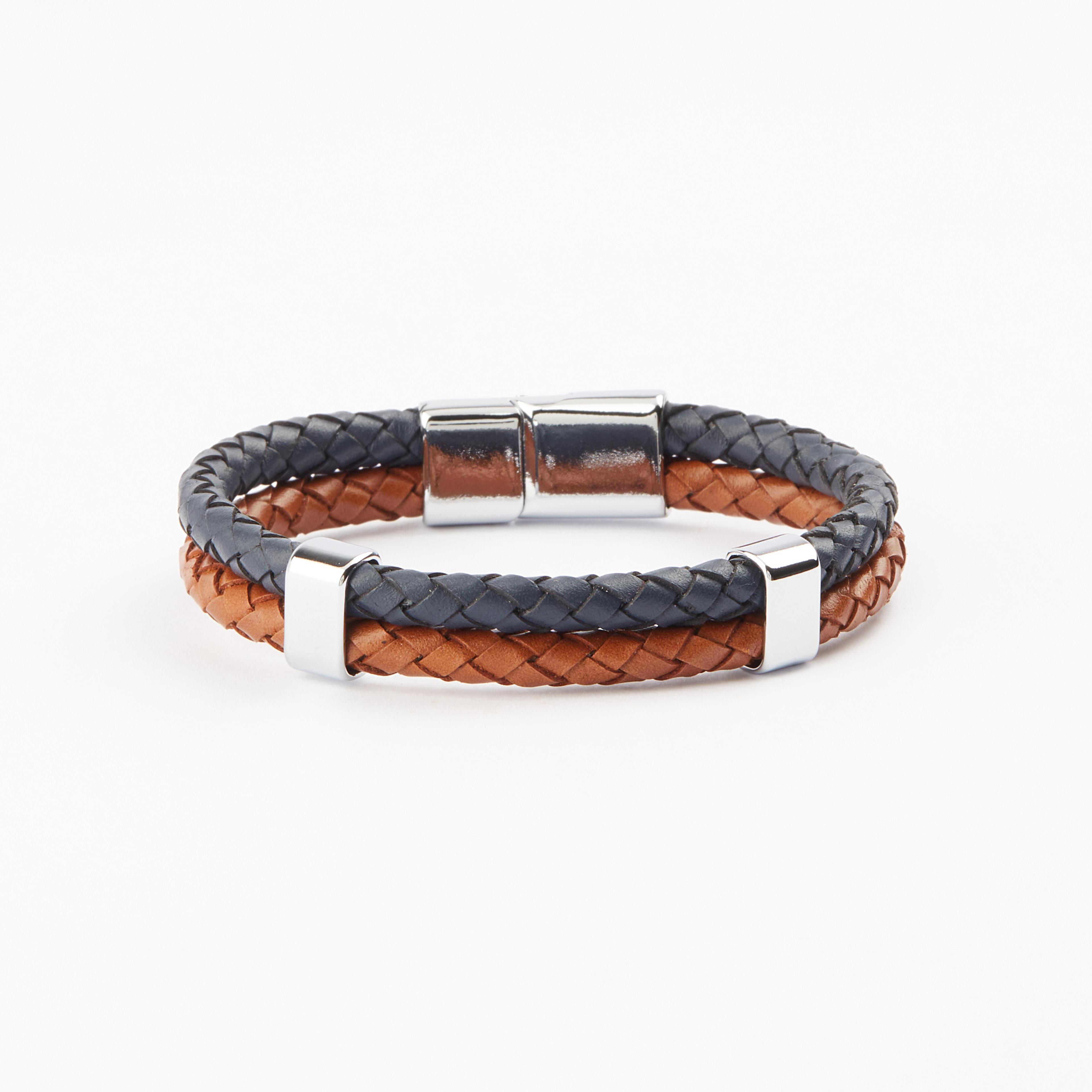 Leather Cool SeriesCMC2372Çelik Deri Bileklik