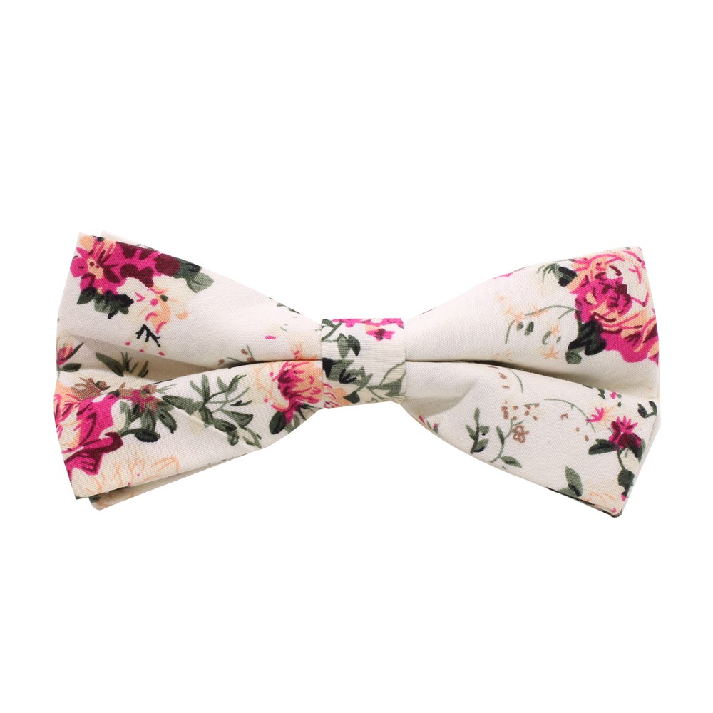 PapyonCMC9103Çiçek Desenli Papyon