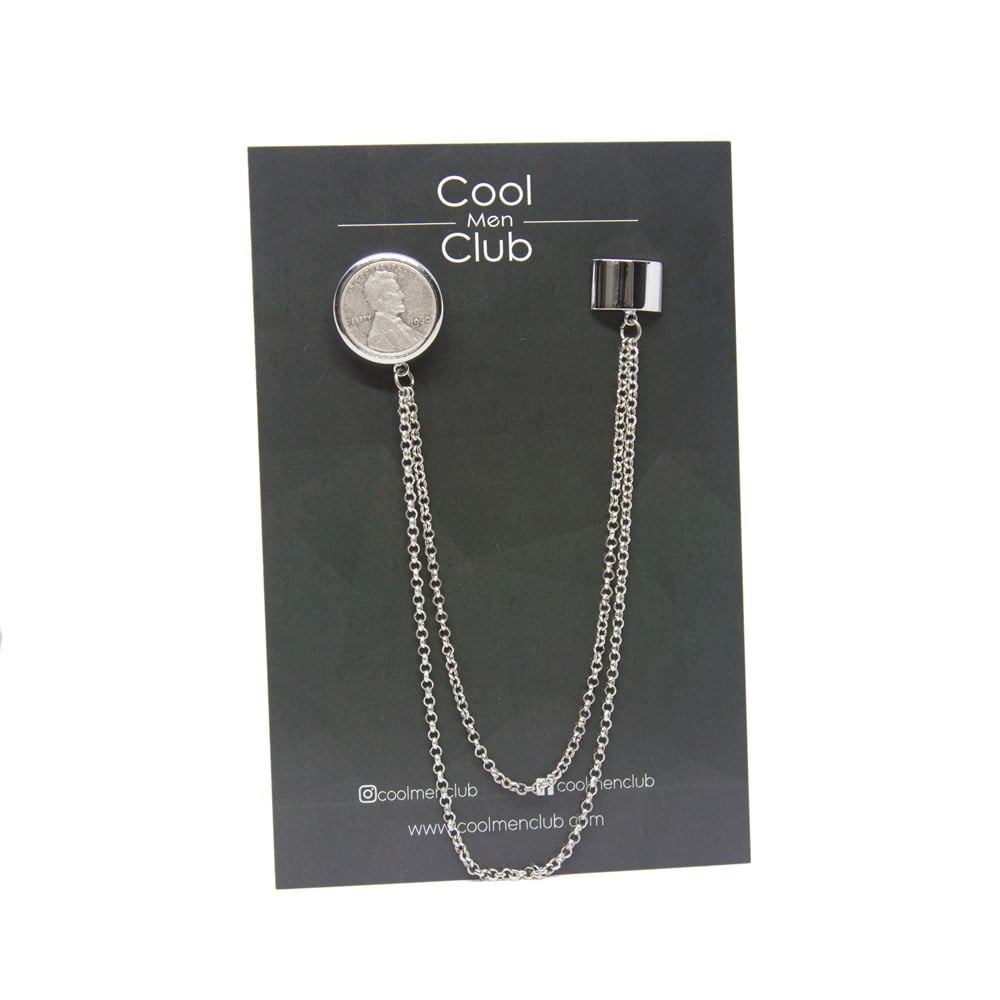 CMC6456Eski Para Ceket Yaka İğnesi