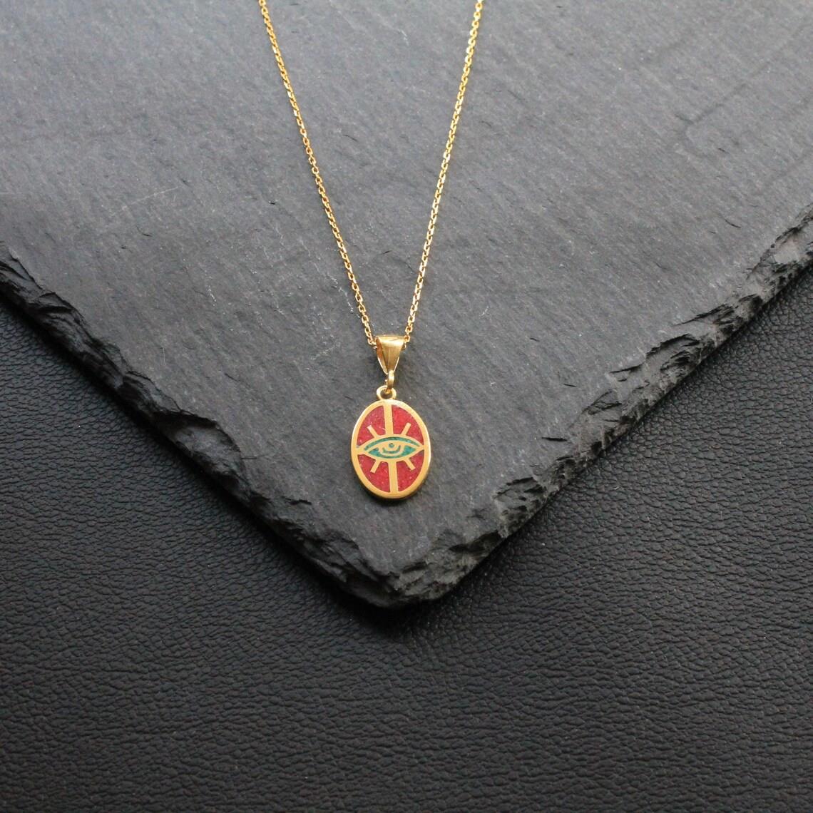 Women CollectionCWC2083Evil Eye Gümüş Kolye