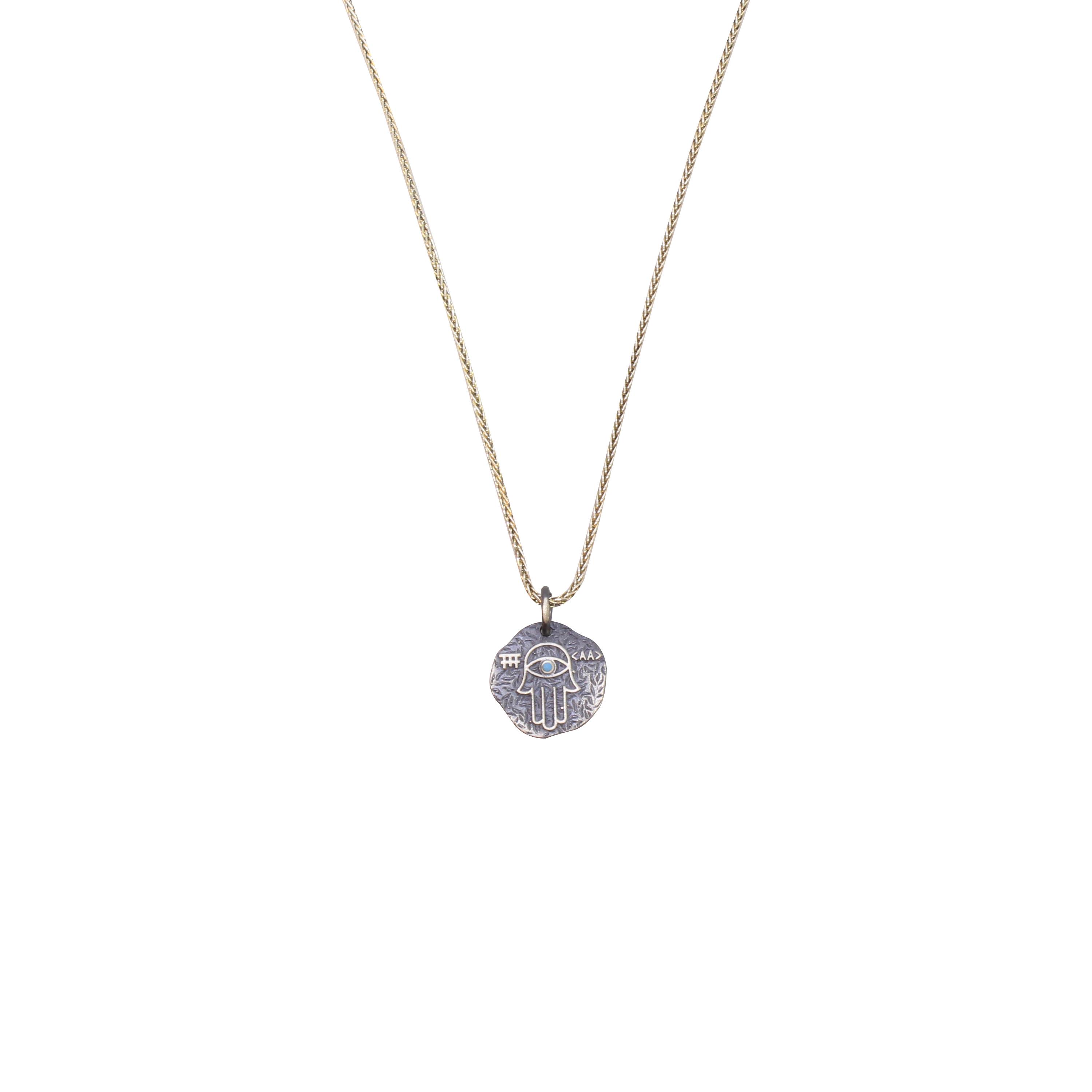 KolyeCMC2508Fatıma'nın Eli Gümüş Kolye