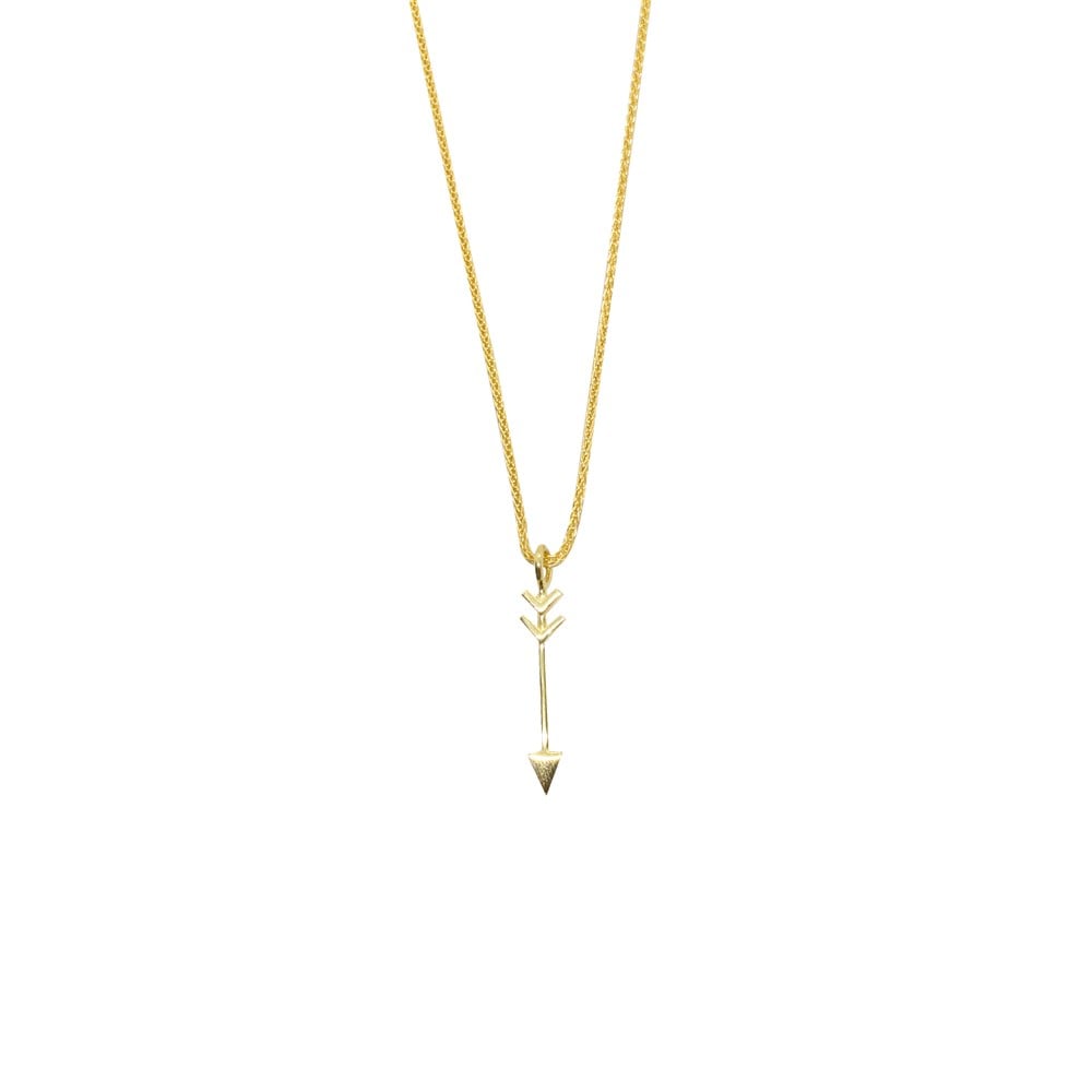 Gold Arrow Kolye