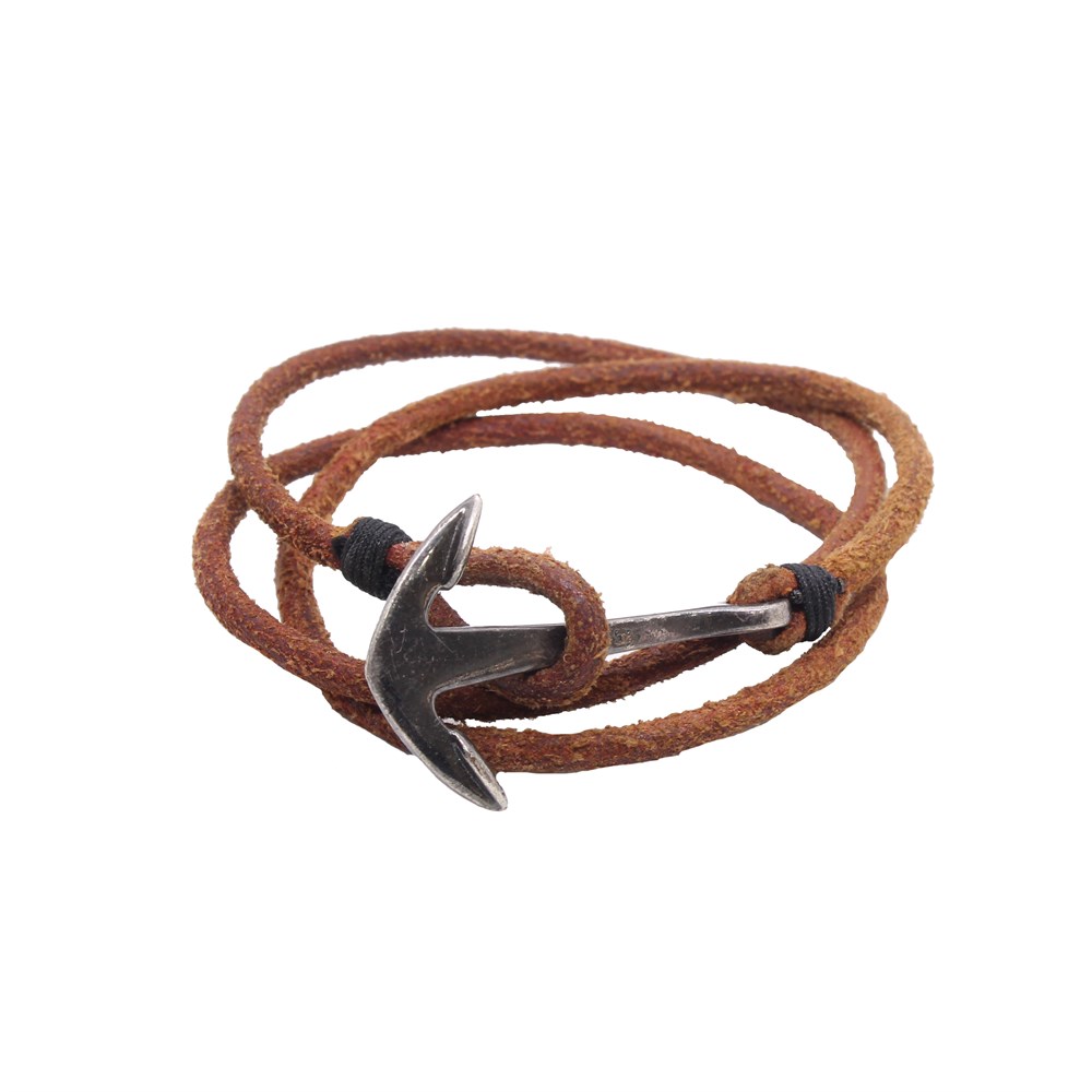 Silver Cool SeriesCMC9344Gümüş Deri Bileklik