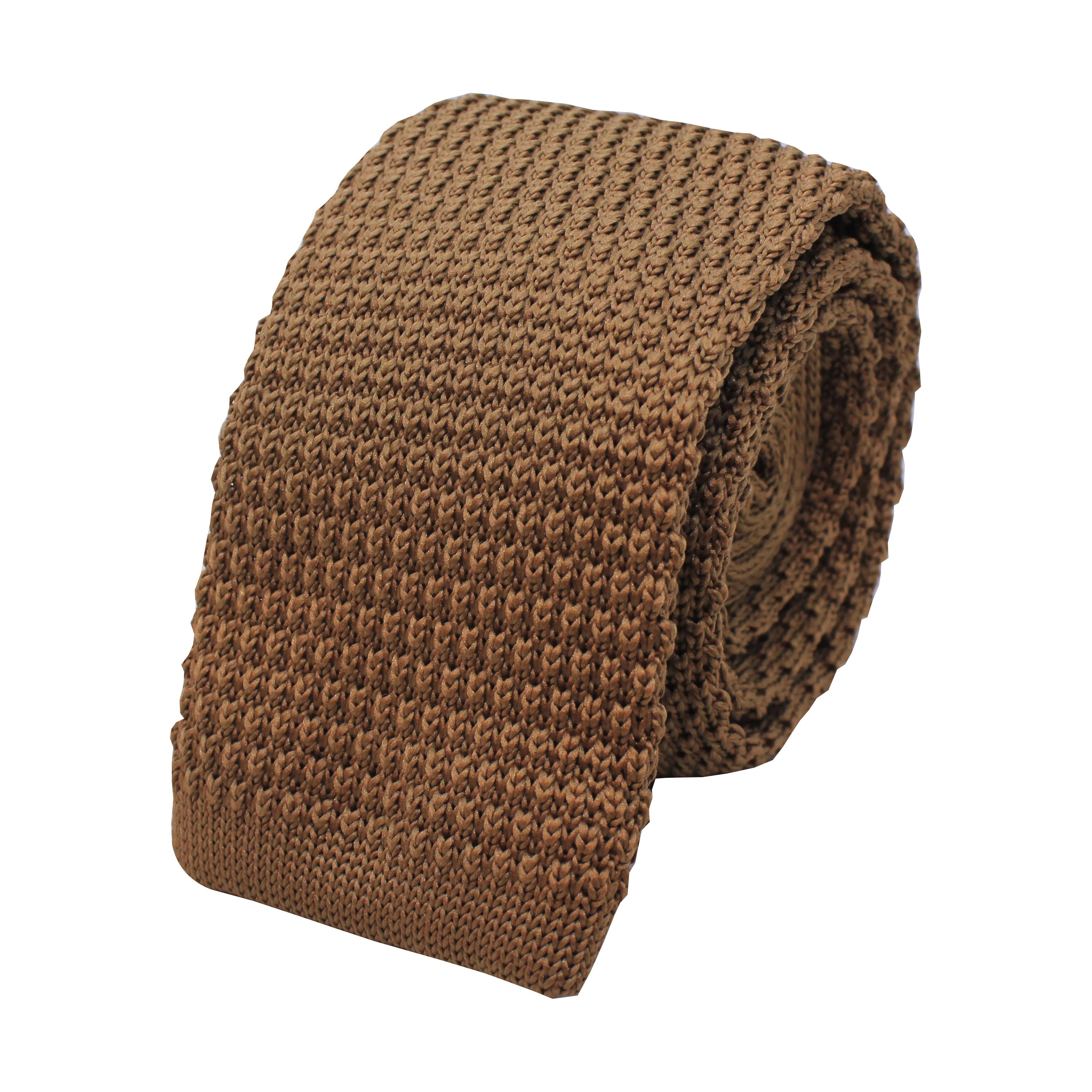 Örgü KravatCMC1857Hardal Sarısı Örgü Kravat