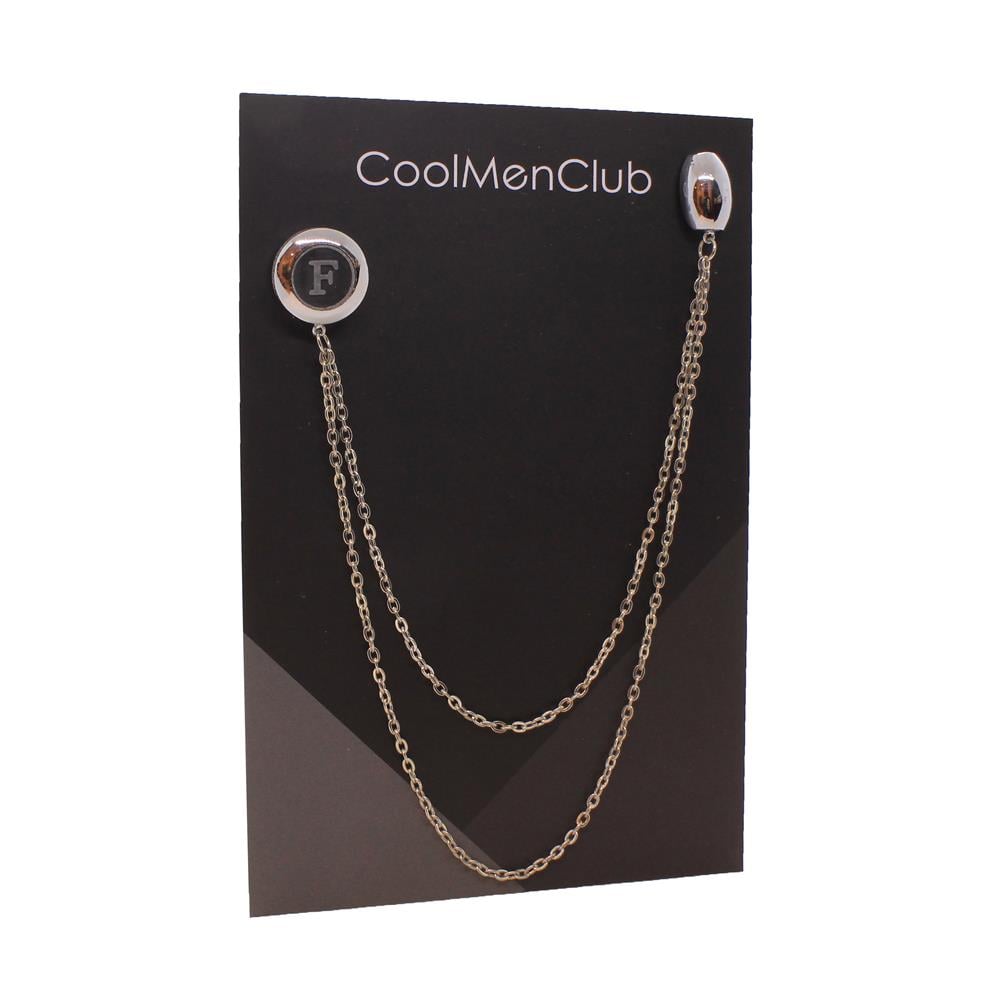 Zincirli Yaka İğnesiCMC1571Kişiye Özel Ceket Yaka İğnesi