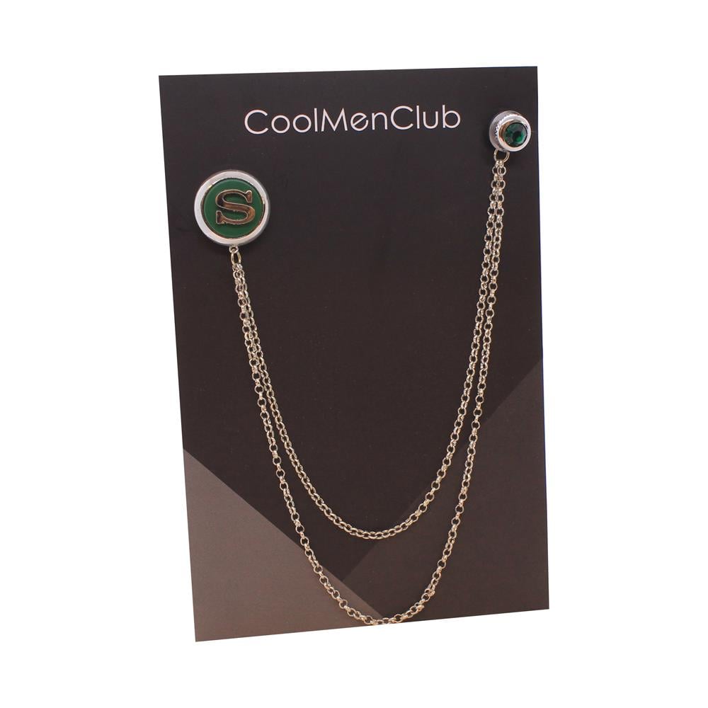 Zincirli Yaka İğnesiCMC1705Kişiye Özel Ceket Yaka İğnesi