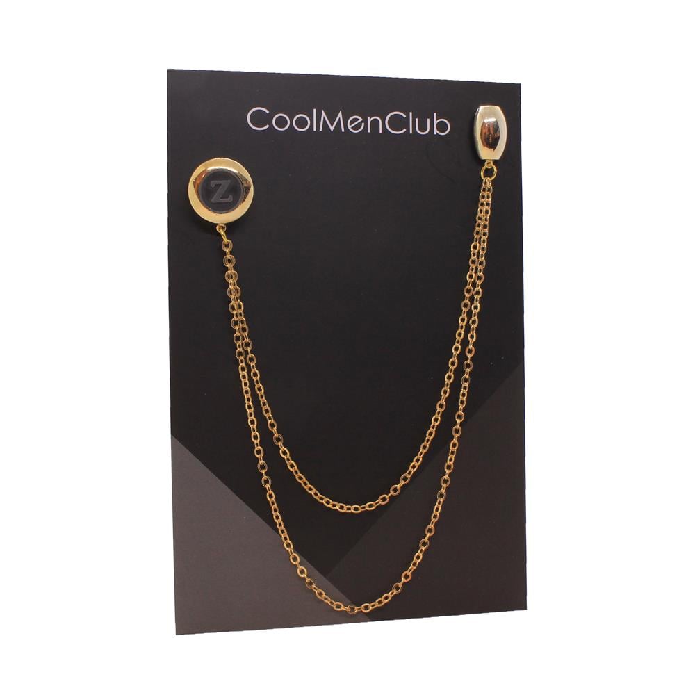 Zincirli Yaka İğnesiCMC1573Kişiye Özel Ceket Yaka İğnesi