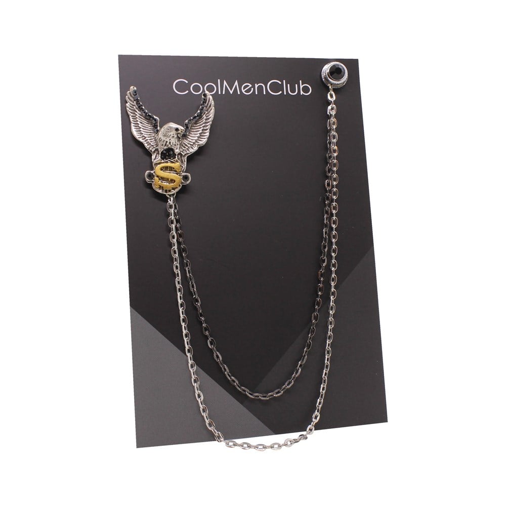 Zincirli Yaka İğnesiCMC8479Kişiye Özel Ceket Yaka İğnesi