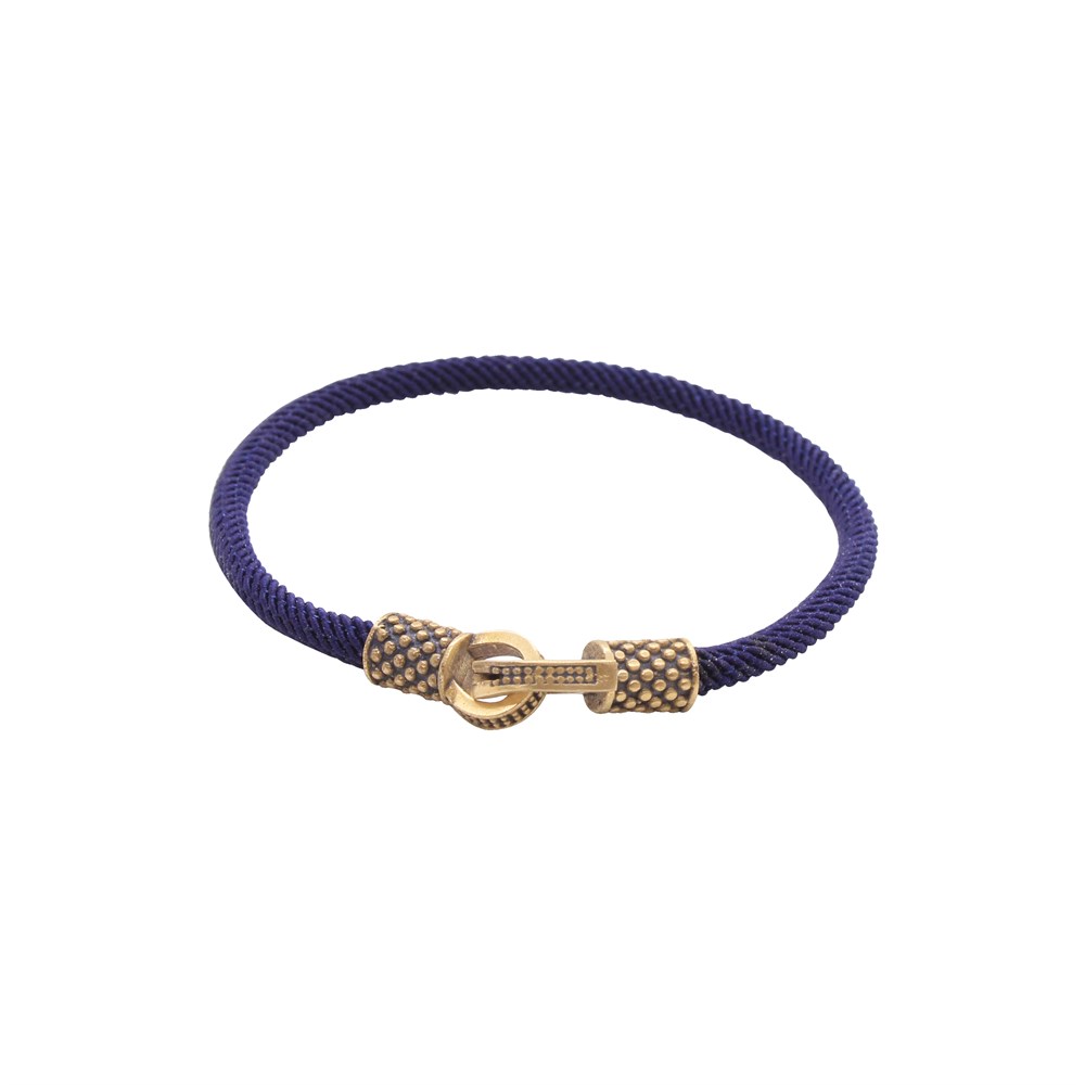 Leather Cool SeriesCMC9998Lacivert Bronz İp Bileklik