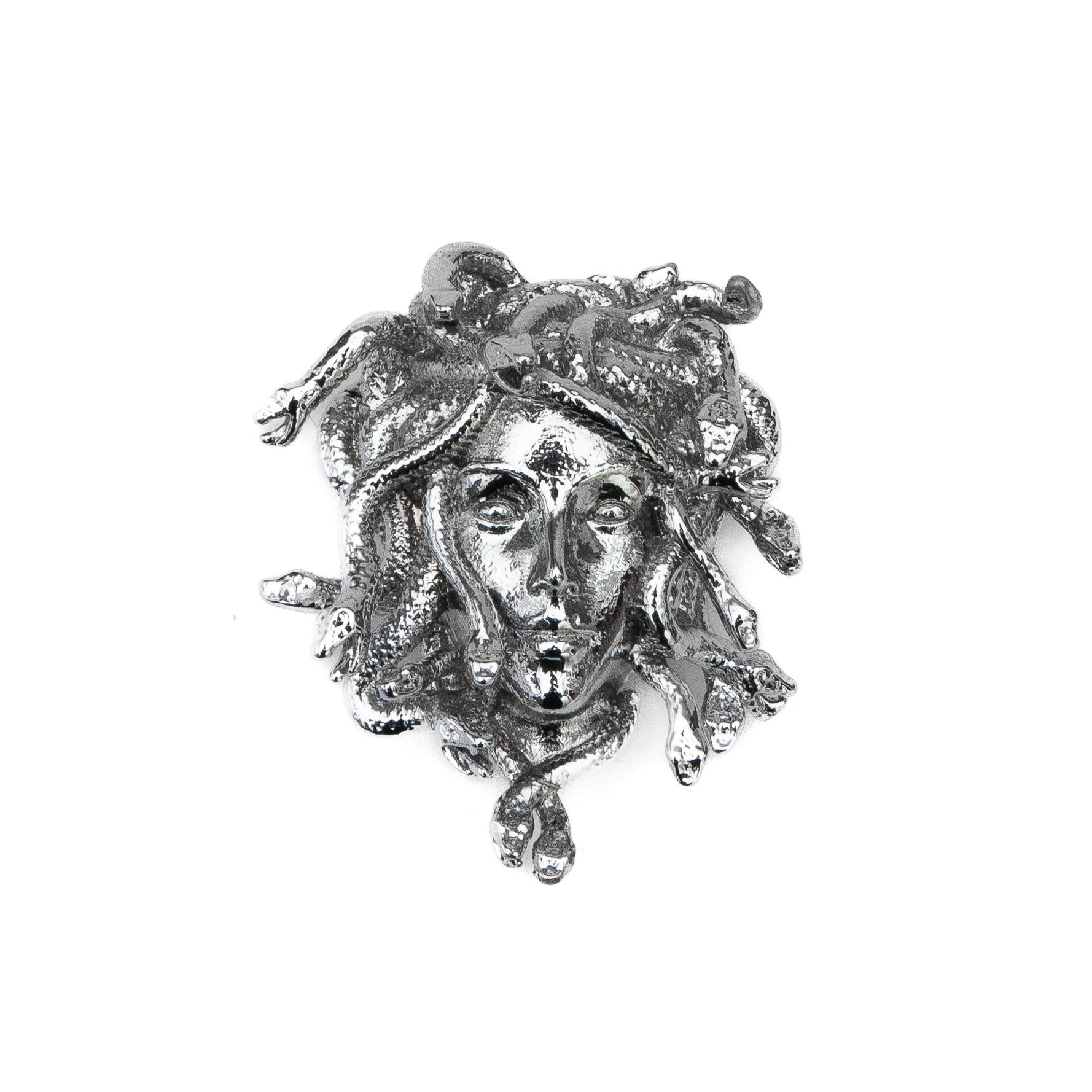 Women CollectionCWC2133Medusa Figürlü Gömlek Yaka Düğmesi