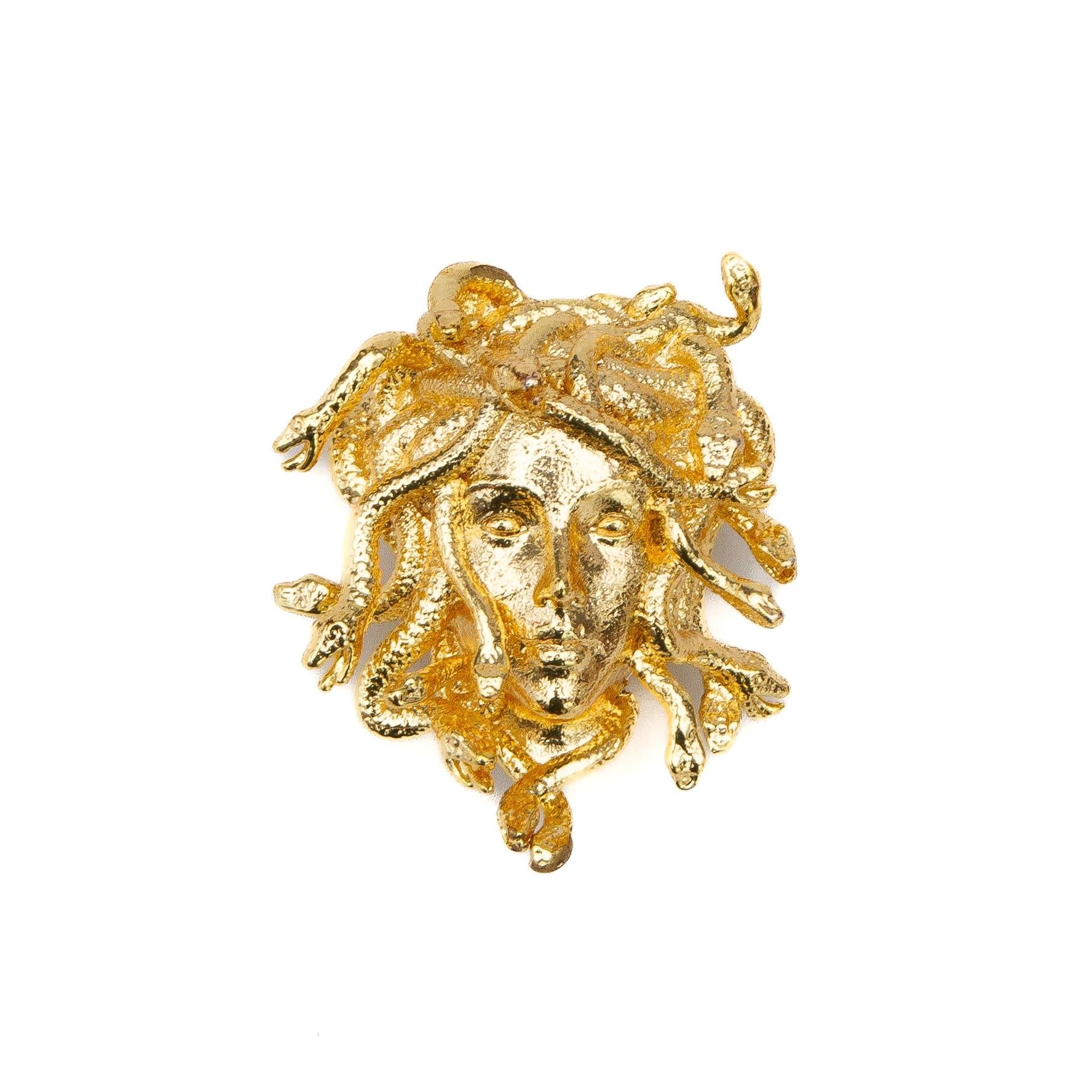 Women CollectionCWC2134Medusa Figürlü Gömlek Yaka Düğmesi