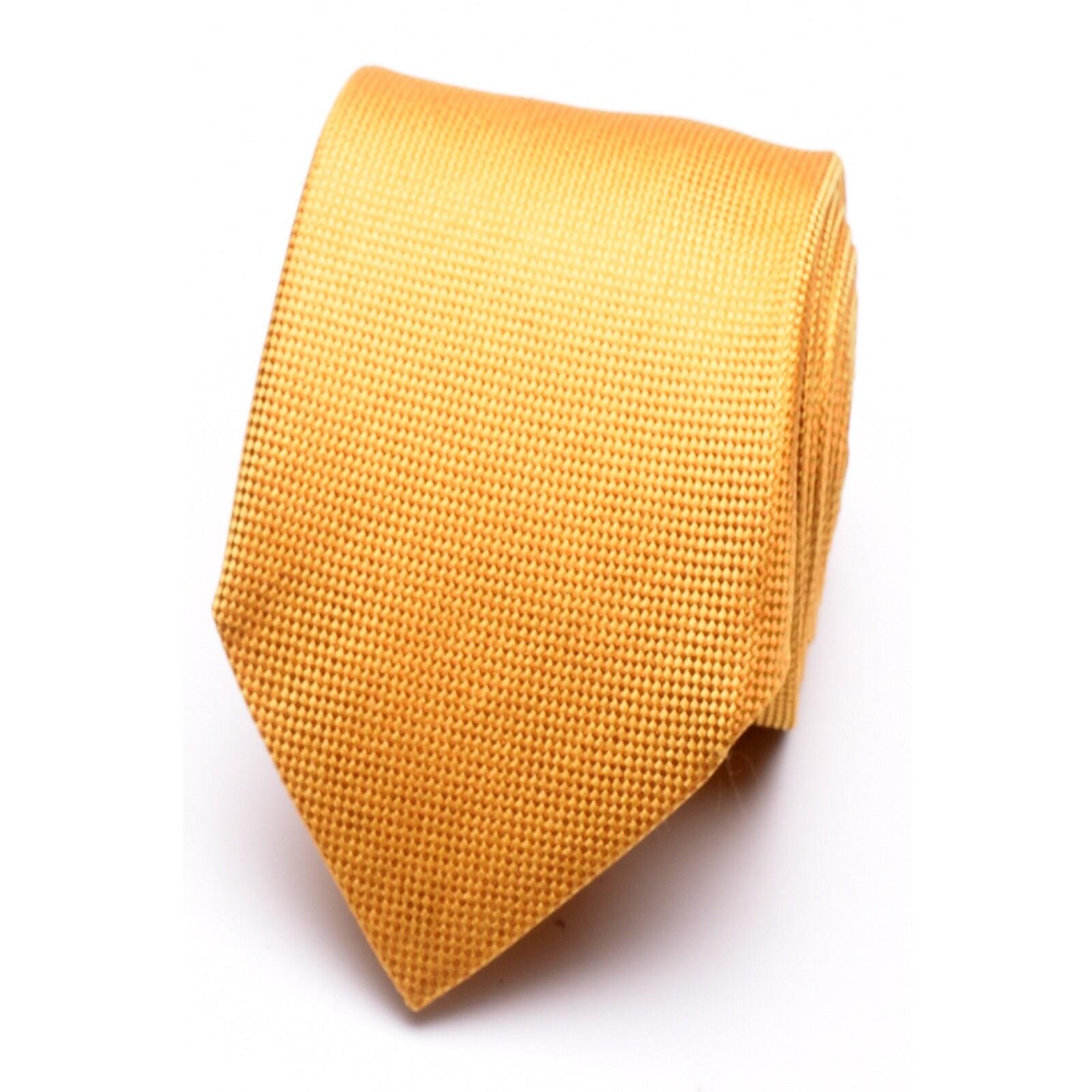 KravatCMC2592Sarı İpek Kravat