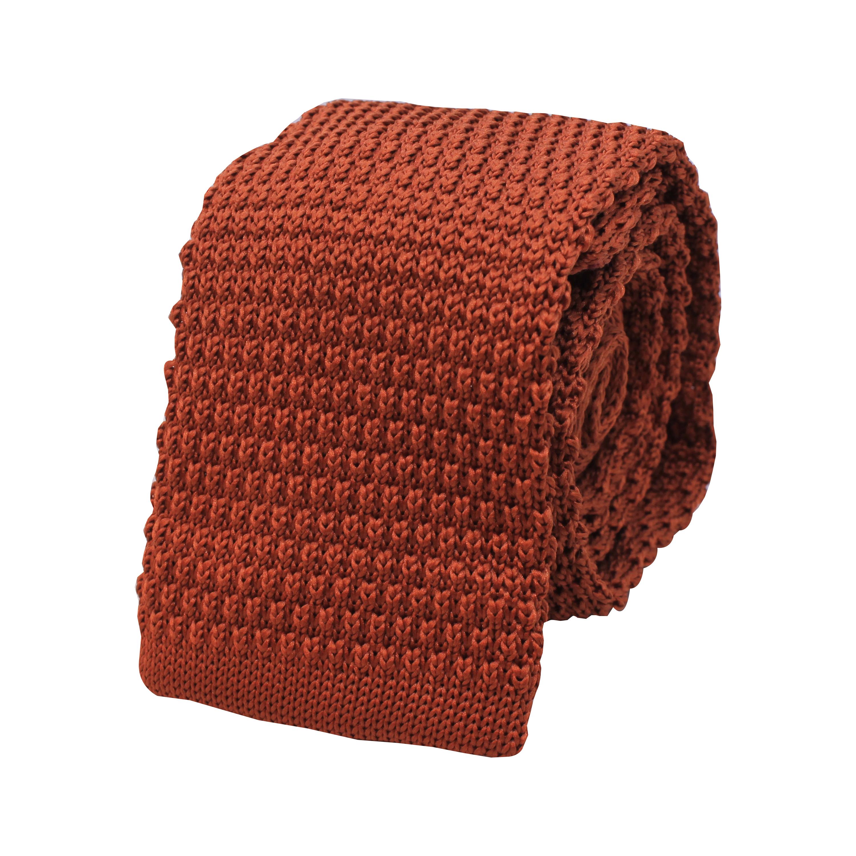 Örgü KravatCMC1856Turuncu Örgü Kravat