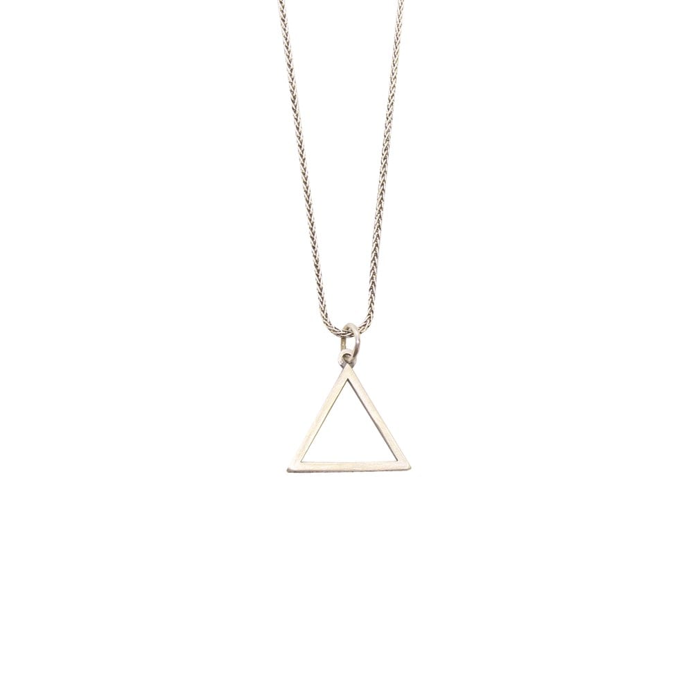 KolyeCMC9876Üçgen Gümüş Kolye