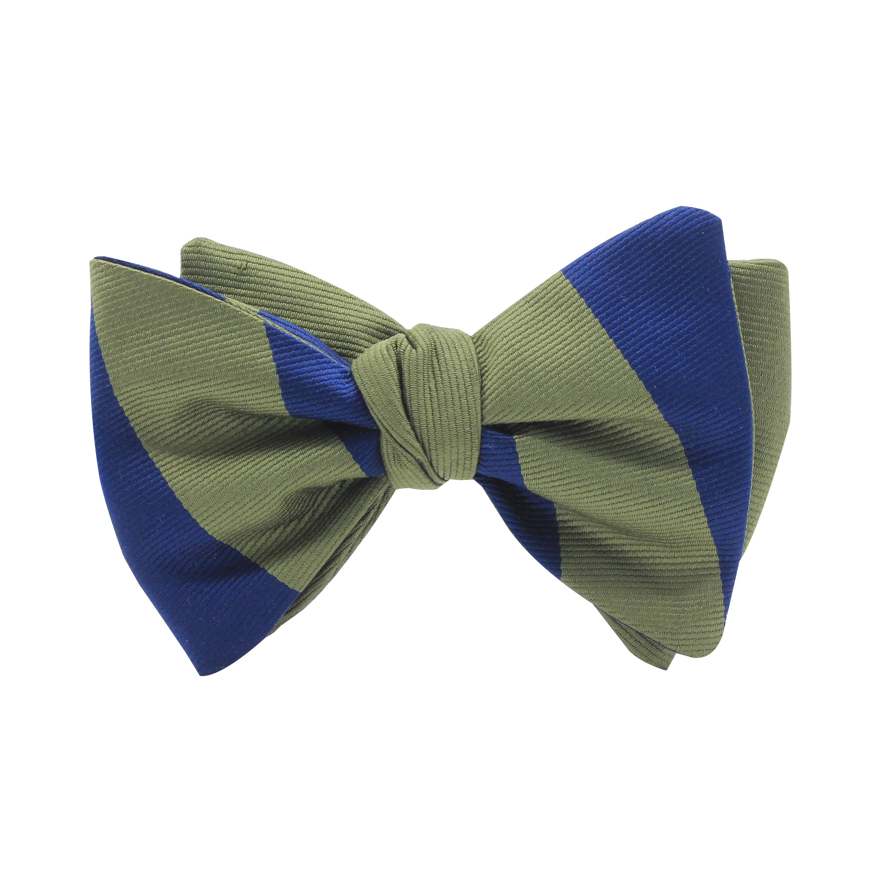 PapyonCMC2657Yeşil / Mavi Renkli Açık Papyon