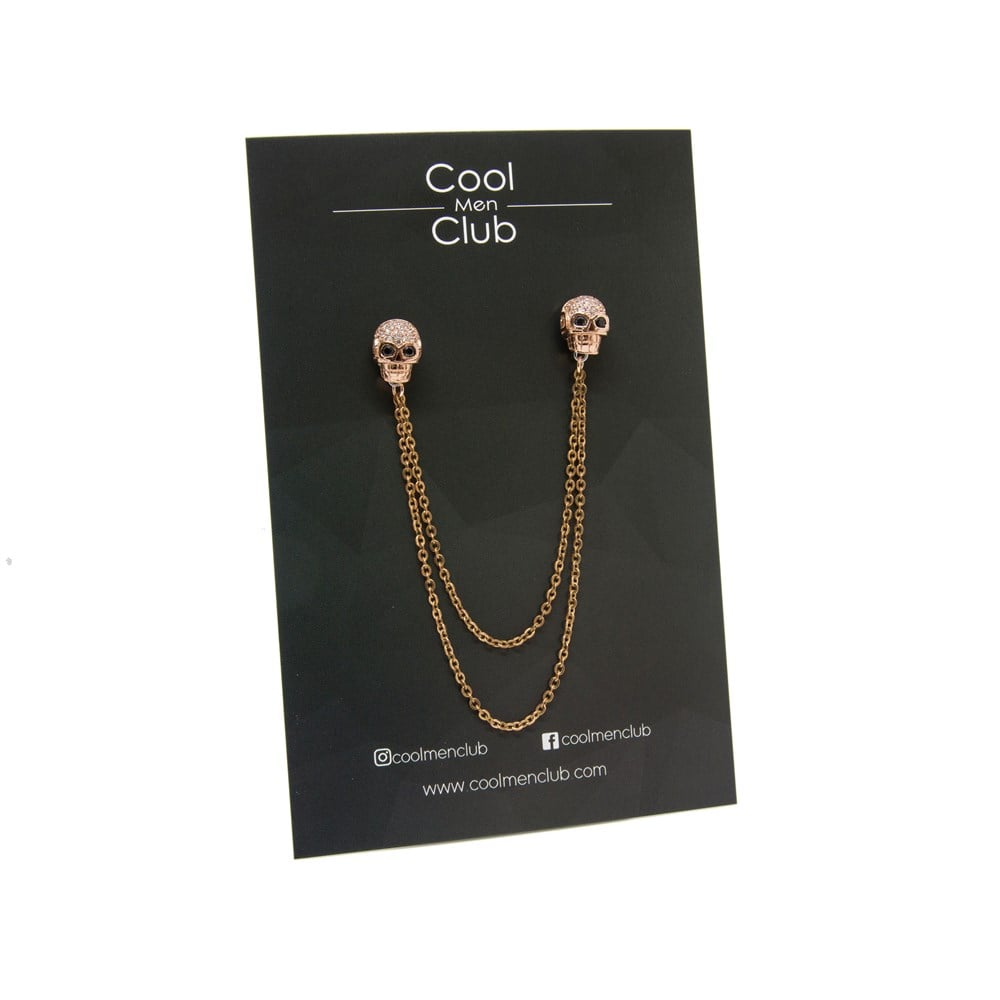 Kurukafa Figürlü Yaka İğnesi