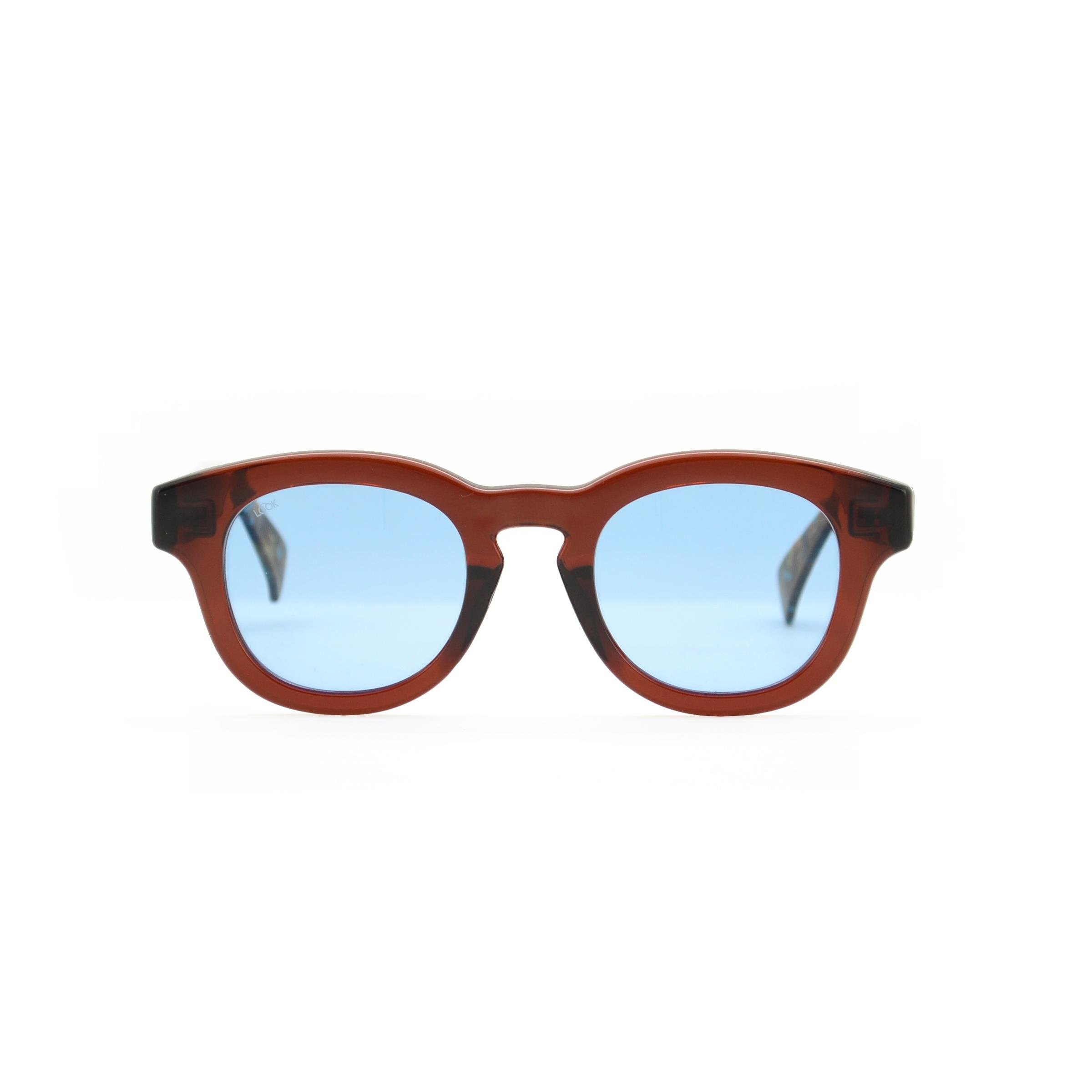 GözlükLL8009 / B28 / LB-50LOOKlight Pinus Jelly Brown Multicolor L Blue