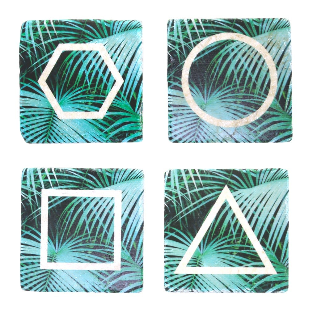 Taş Bardak Altlığı Seti