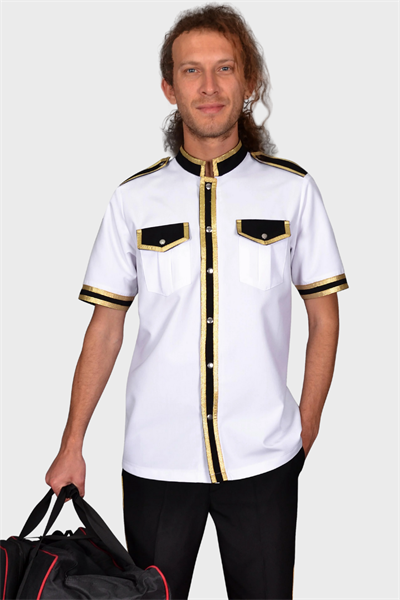 0205 Bellboy Gömleği Beyaz