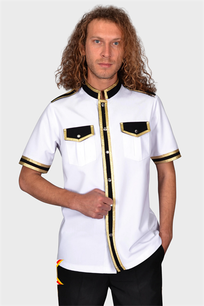 0205 Bellboy Gömleği Beyaz