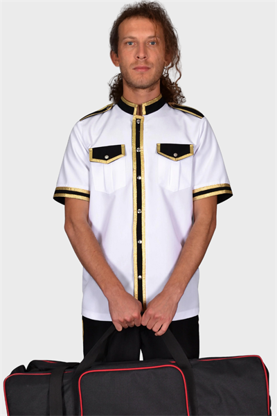 0205 Bellboy Gömleği Beyaz