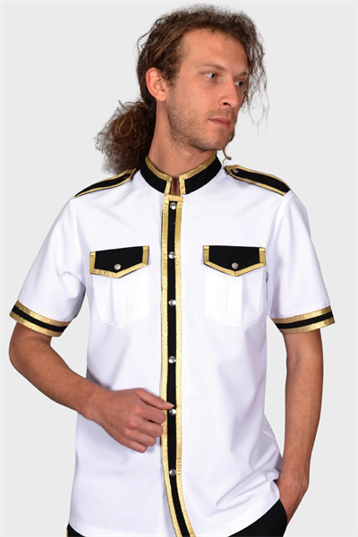 0205 Bellboy Gömleği Beyaz