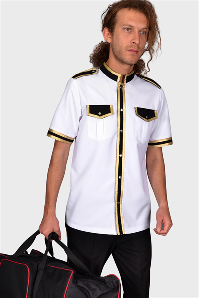 0205 Bellboy Gömleği Beyaz