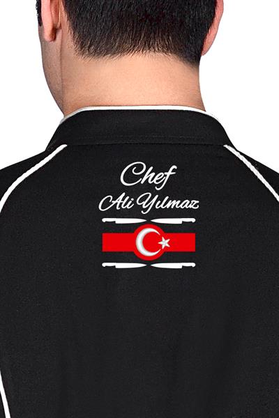 045 Ceketinizin Sırtına İsminizi Ünvanınızı Ve Türk Bayrağını Nakış İle İşletin